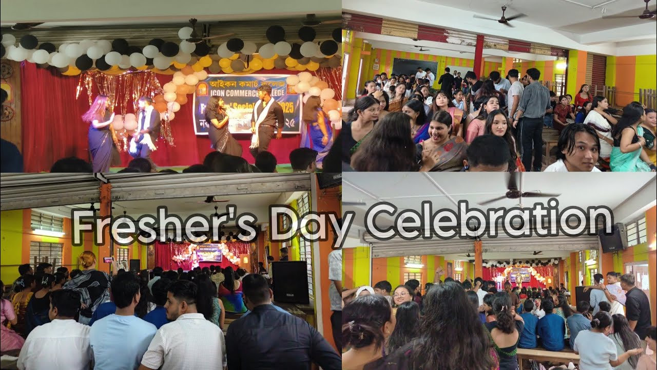 A Freshers Day celebration is&nbsp;an event held to welcome new students to a Icon Commerce college 🫶🏻