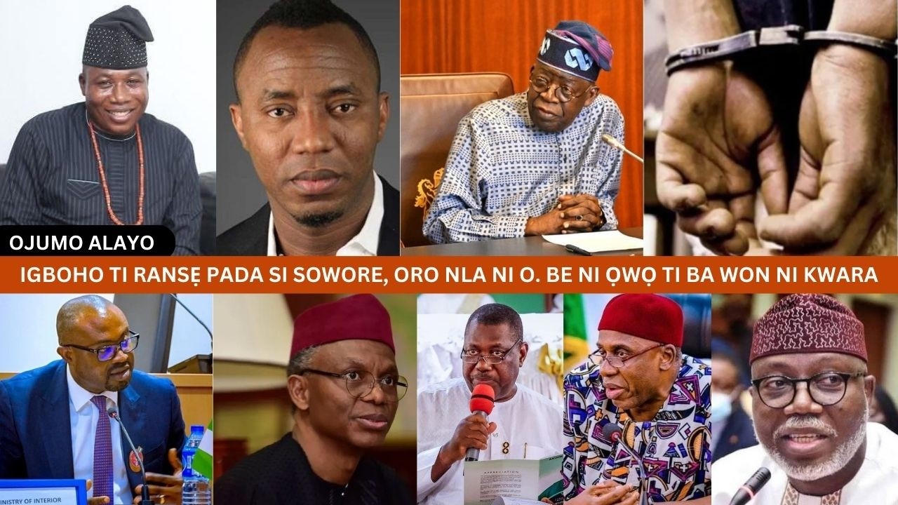 IGBOHO TI RANSẸ PADA SI SOWORE, ORO NLA NI O. BE NI ỌWỌ TI BA WON NI KWARA