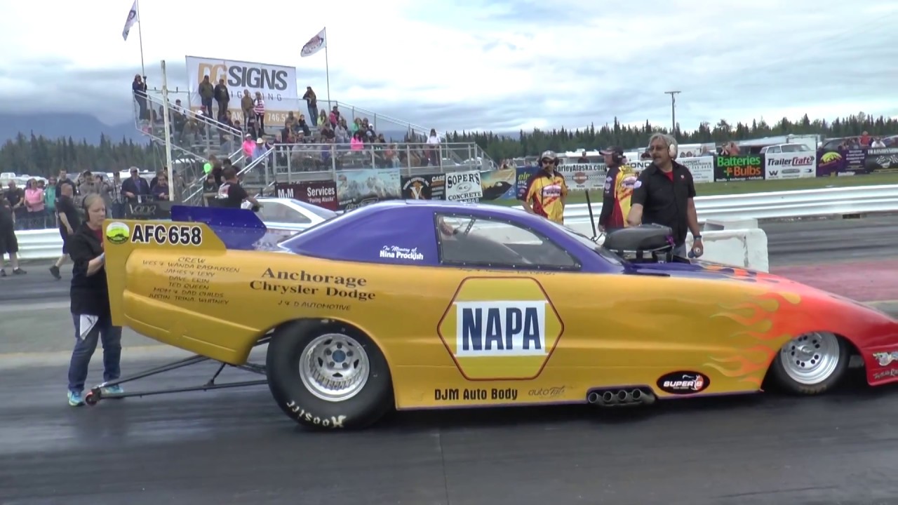 New Alcohol Funny Car Record at Alaska Raceway Park