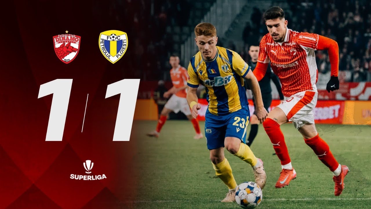 DINAMO vs PETROLUL 1 - 1 | REZUMAT