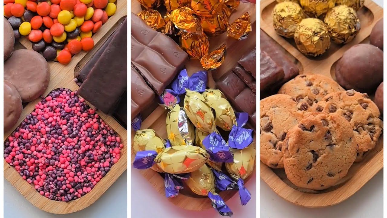 Filling Platter With Sweets ASMR