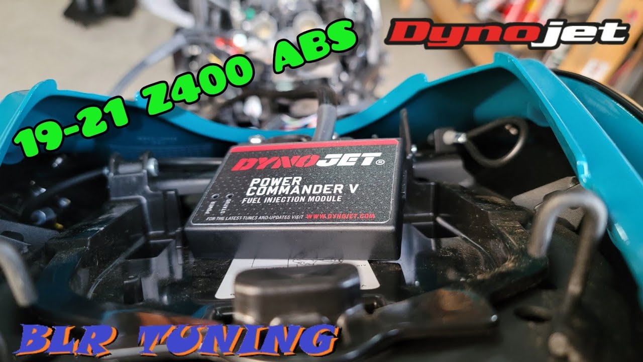 2021 KAWASAKI Z400 POWER COMMANDER 5 INSTALLATION VIDEO