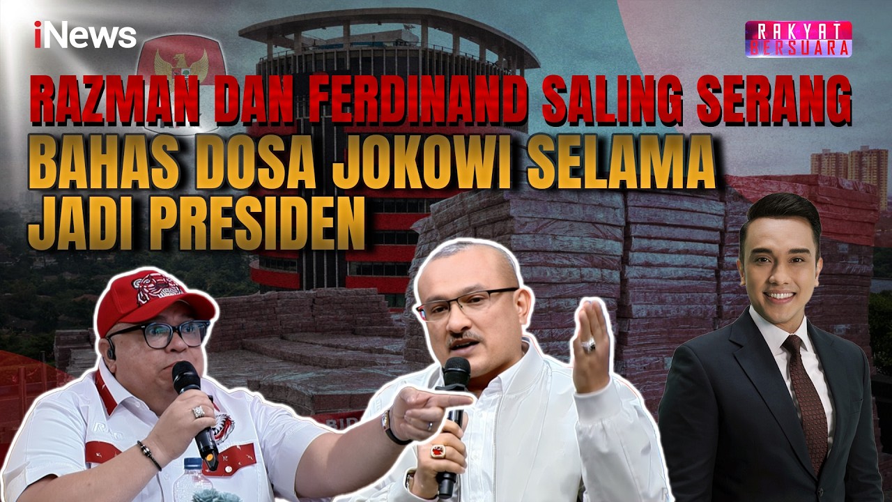 HEBOH! Razman Sentil Ferdinand soal Dosa Jokowi 10 Tahun Berkuasa: PDIP Harus Tanggung Jawab!