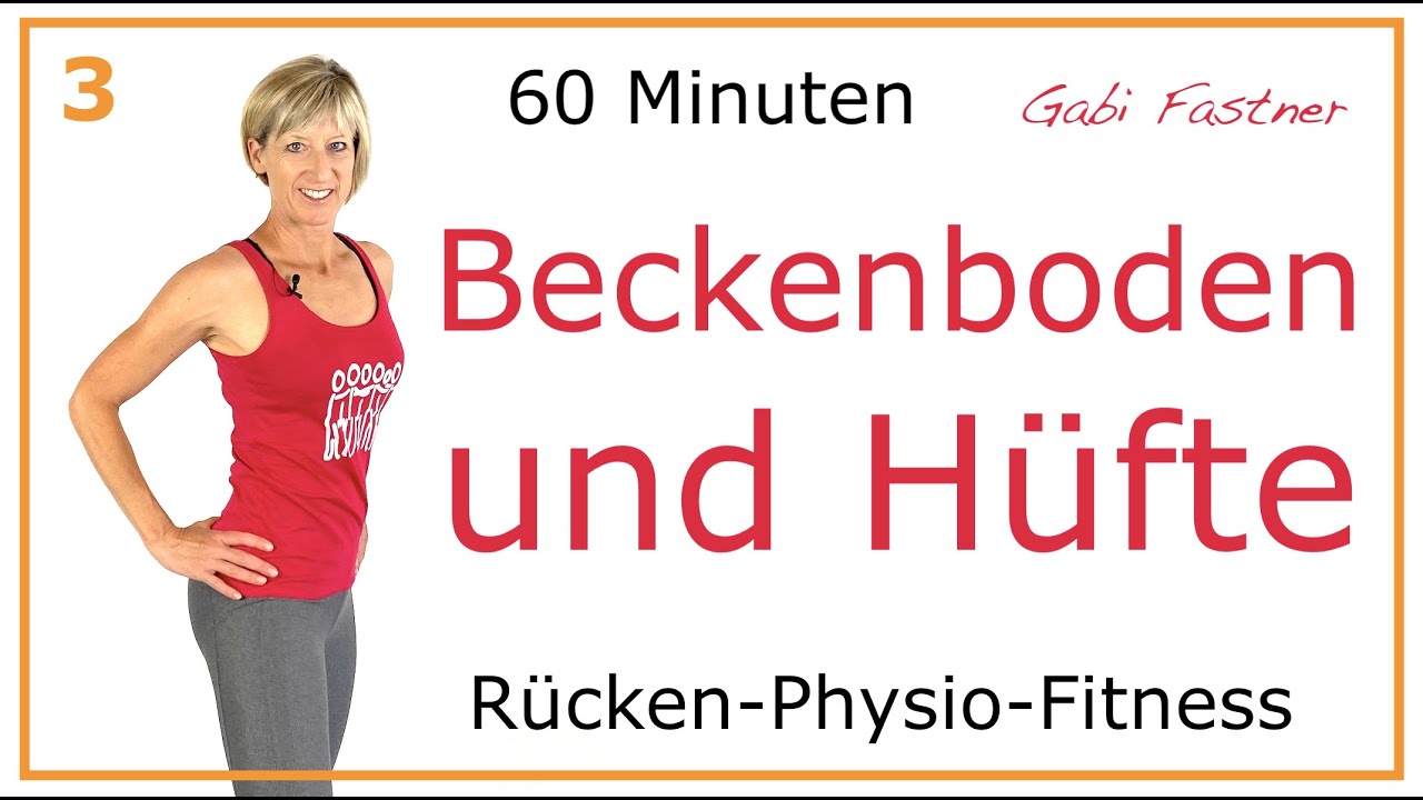 3/6♟60 min. Gymnastik für Beckenboden und Hüfte | Rücken-Physio-Fitness