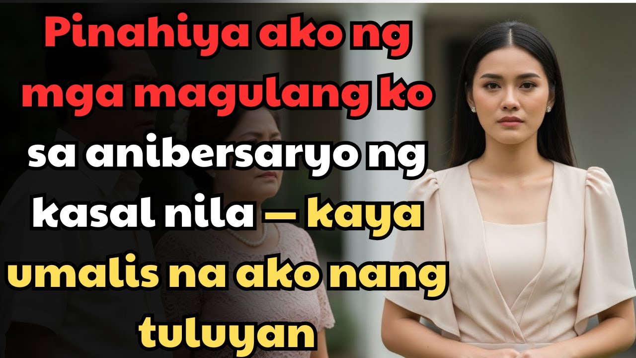 Pinahiya ako ng mga magulang ko sa anibersaryo ng kasal nila — kaya umalis na ako nang tuluyan