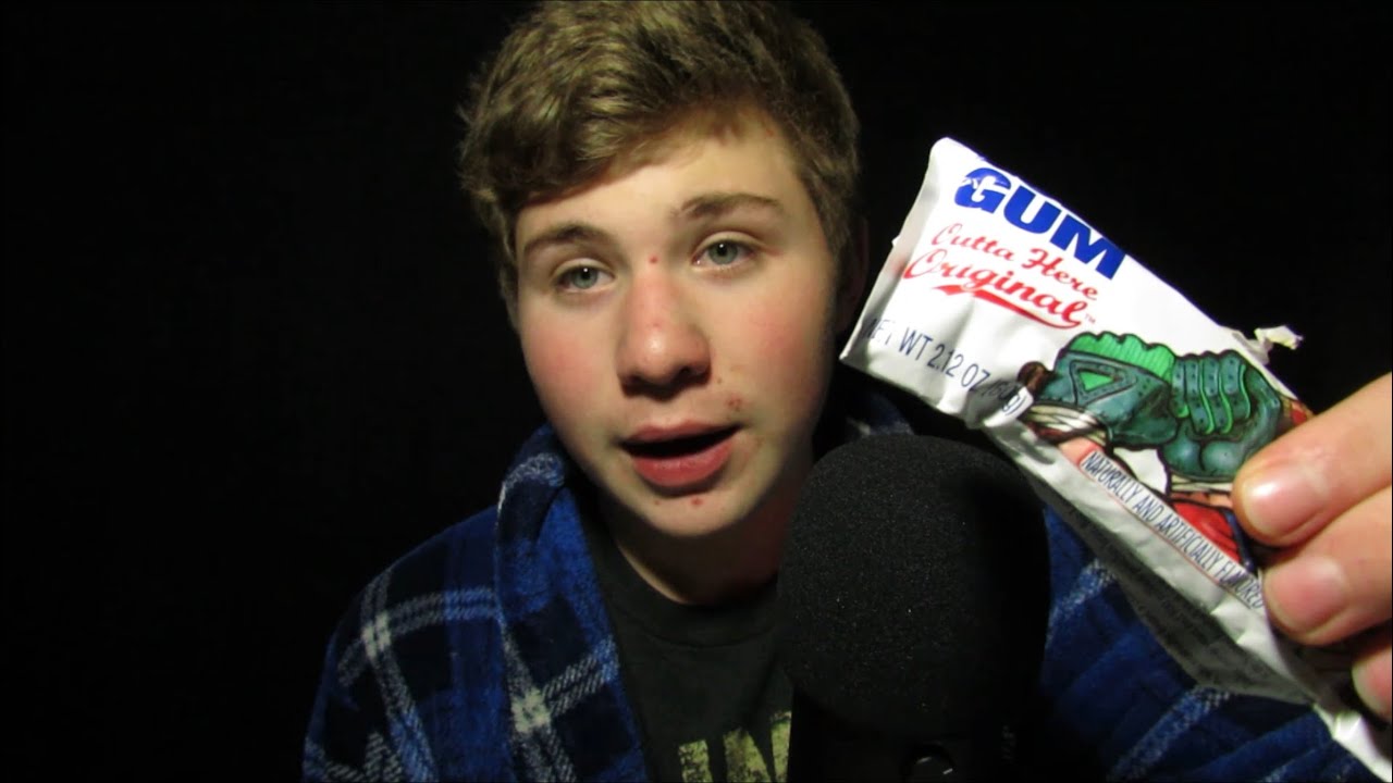 (ASMR) Gum Chewing Whisper Ramble