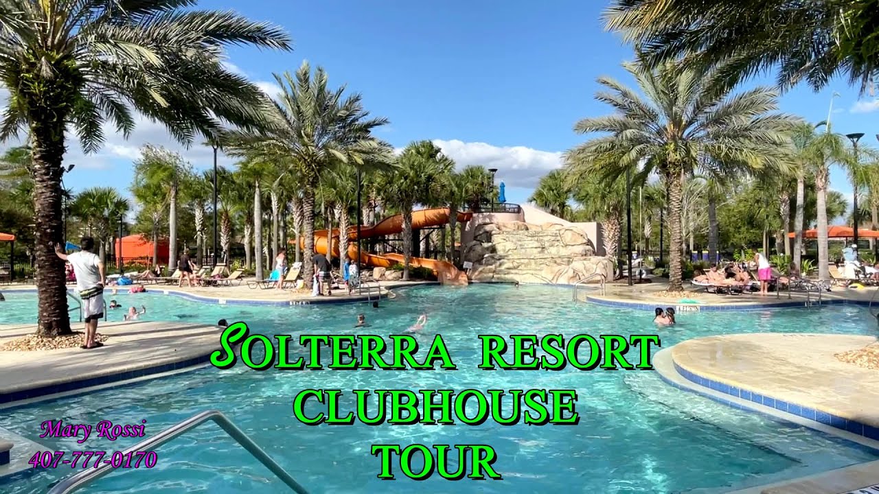 Visita guiada ao Clubhouse e à piscina do Disney World Solterra Resort