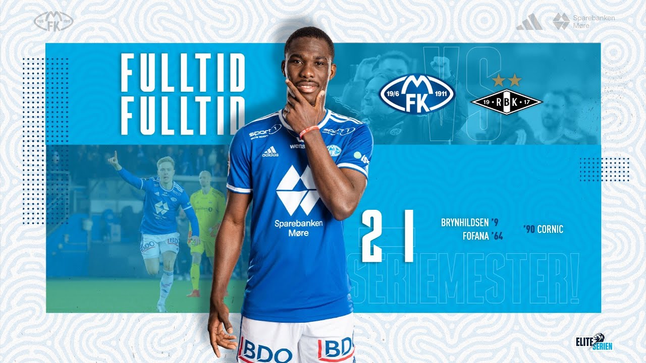 Molde 2 - 1 Rosenborg | Runde 27 - Eliteserien 2022