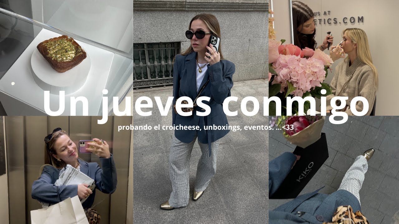 VLOG- UN JUEVES CONMIGO, probando el croicheese, unboxings, eventos...| Carlota Grande♡