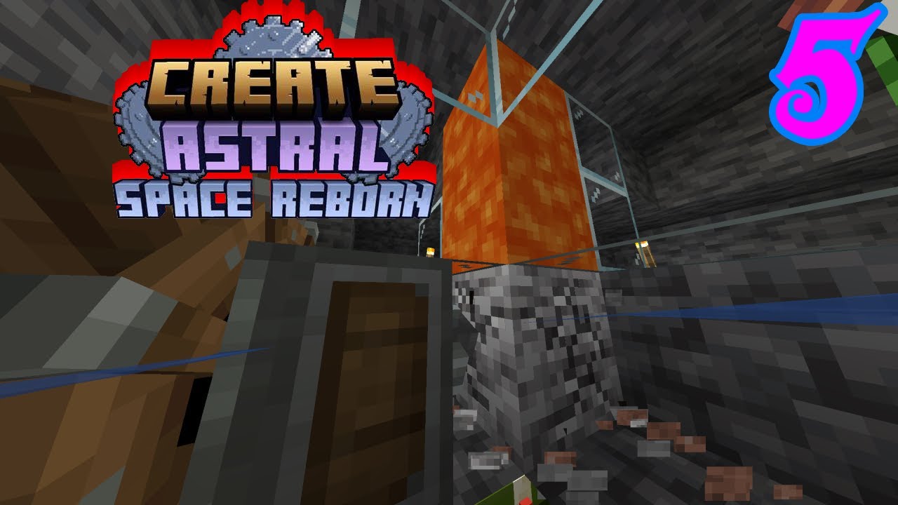 CREATE Andesite Generator - Create: Astral Space Reborn Modded Minecraft
