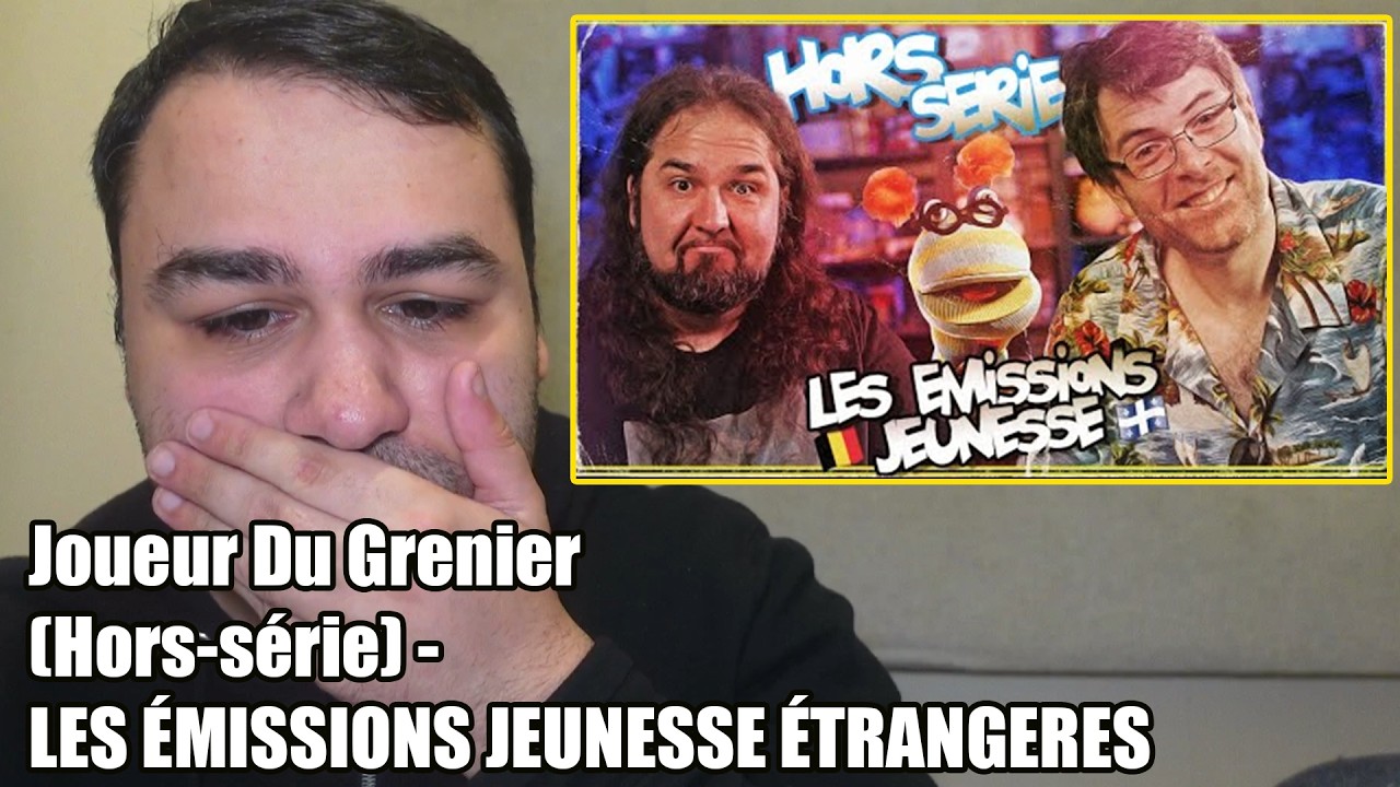 British Reaction To Joueur du grenier (Hors-série) - LES ÉMISSIONS JEUNESSE ÉTRANGERES