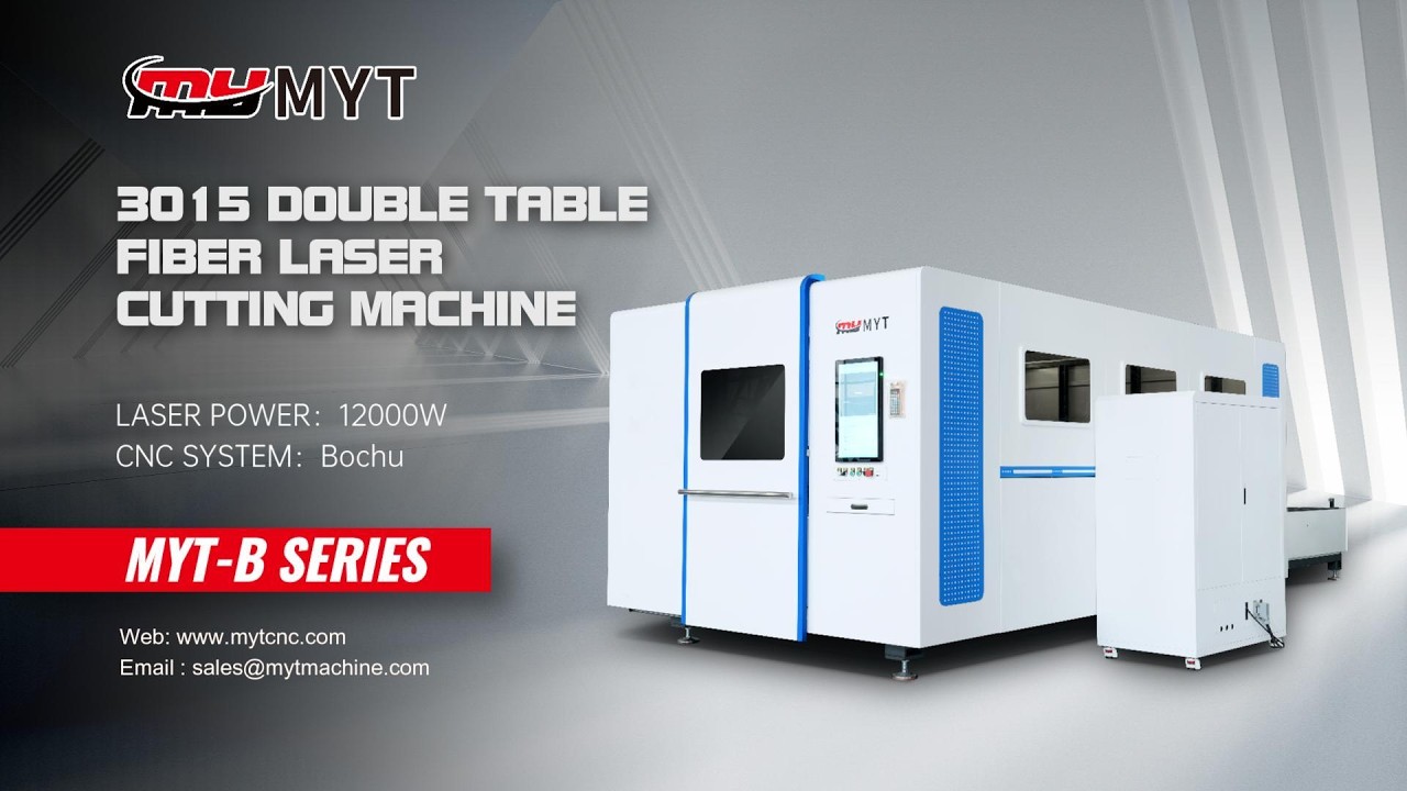 MYT®12KW Exchange table CNC sheet Metal laser cutting machine 3000x1500mm Max laser source
