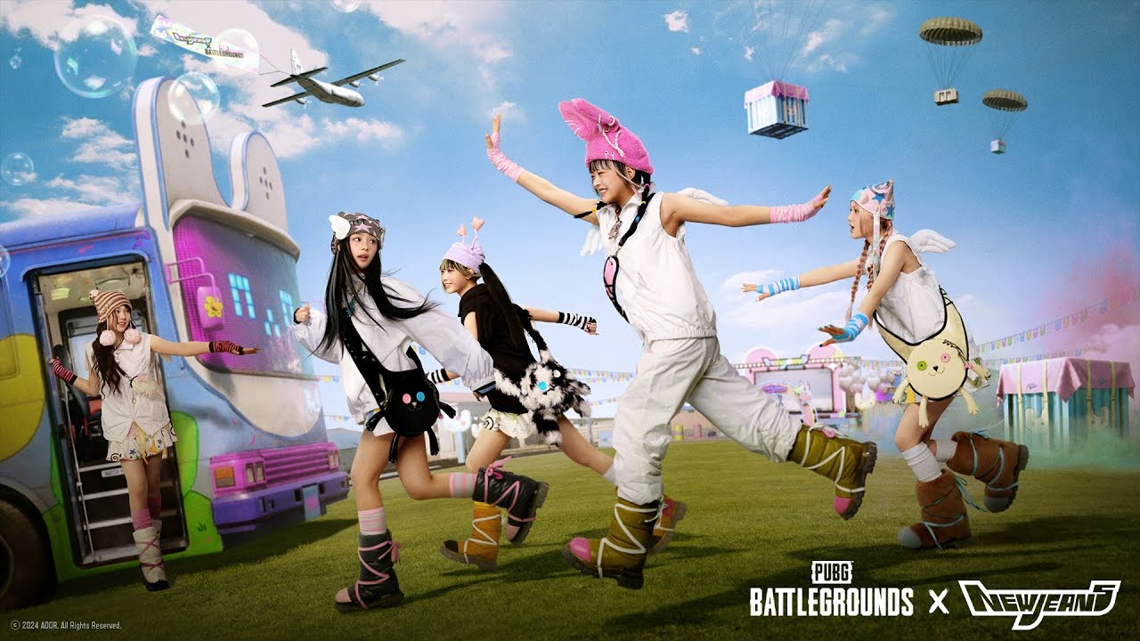 Open PUBGxNewjeans cache pack with 6k6 gcoin ( mở hòm newjeans nay đã rửa tay thật sự ngon )