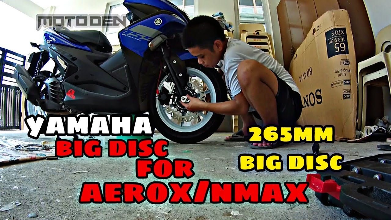 Yamaha Aerox 155 Big Disc Installation | Yamaha Genuine Big Disc for Aerox/Nmax