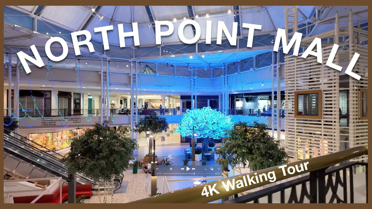 North Point Mall in Alpharetta, Georgia - 4K Walking Tour