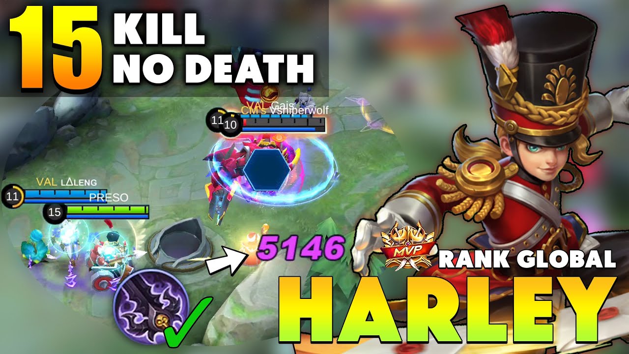 DEMON HUNTER BUILD !! HARLEY BEST BUILD AND GAMEPLAY 2021 ~ HARLEY MOBILE LEGENDS