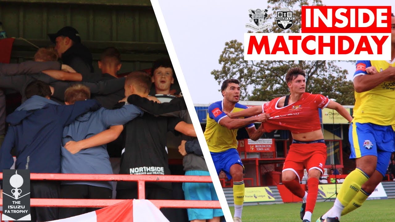 INSIDE MATCHDAY | Seasiders win in the FA trophy! | Bridlington Town v Mossley