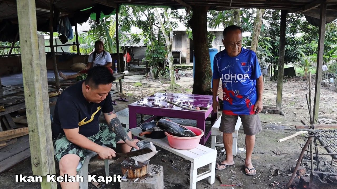 Kongsi Rezeki Makan Ikan Kayangan Bersama Keluarga Di Johor / Kelah Masak Sup / Patin Masak Pansuh…/
