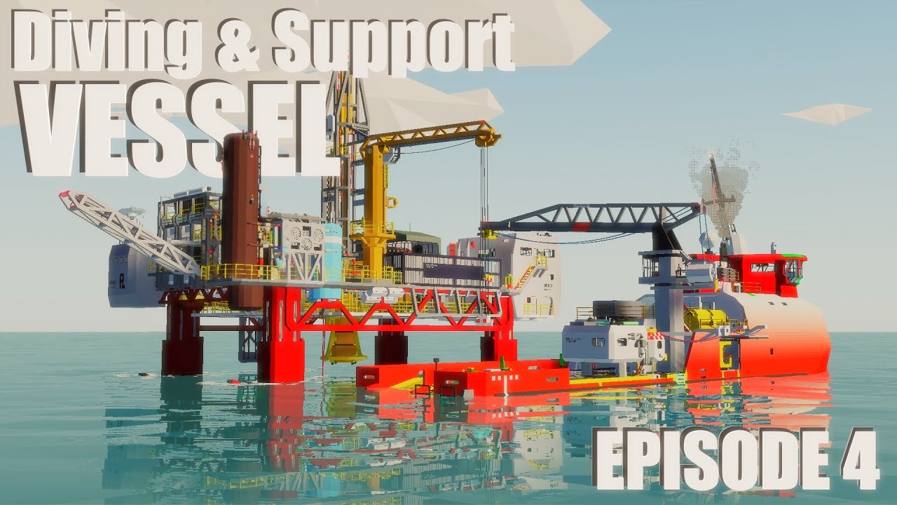 Stormworks Build Series : Arctic Diving and Support Vessel Episode 4