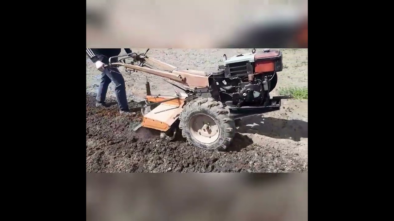 Фрезування, культивація мотоблоком Зубр 8к.с.