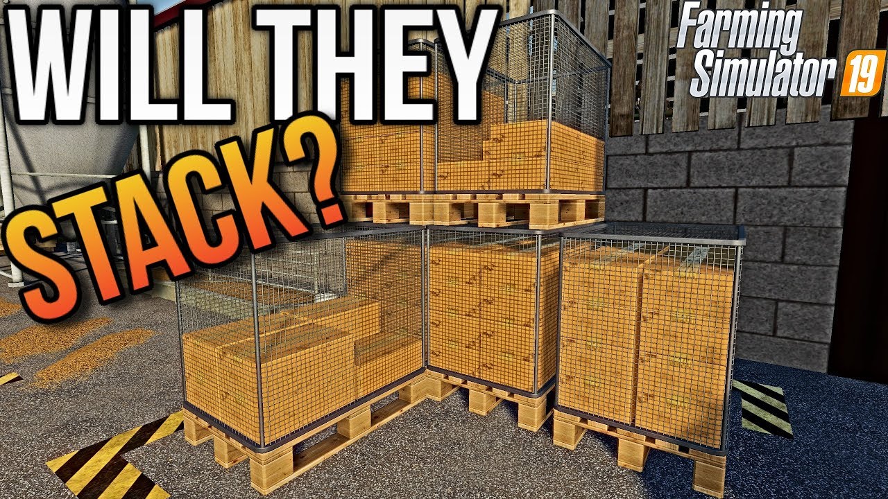 CAN YOU STACK EGG PALLETS? | PeterVill FS19