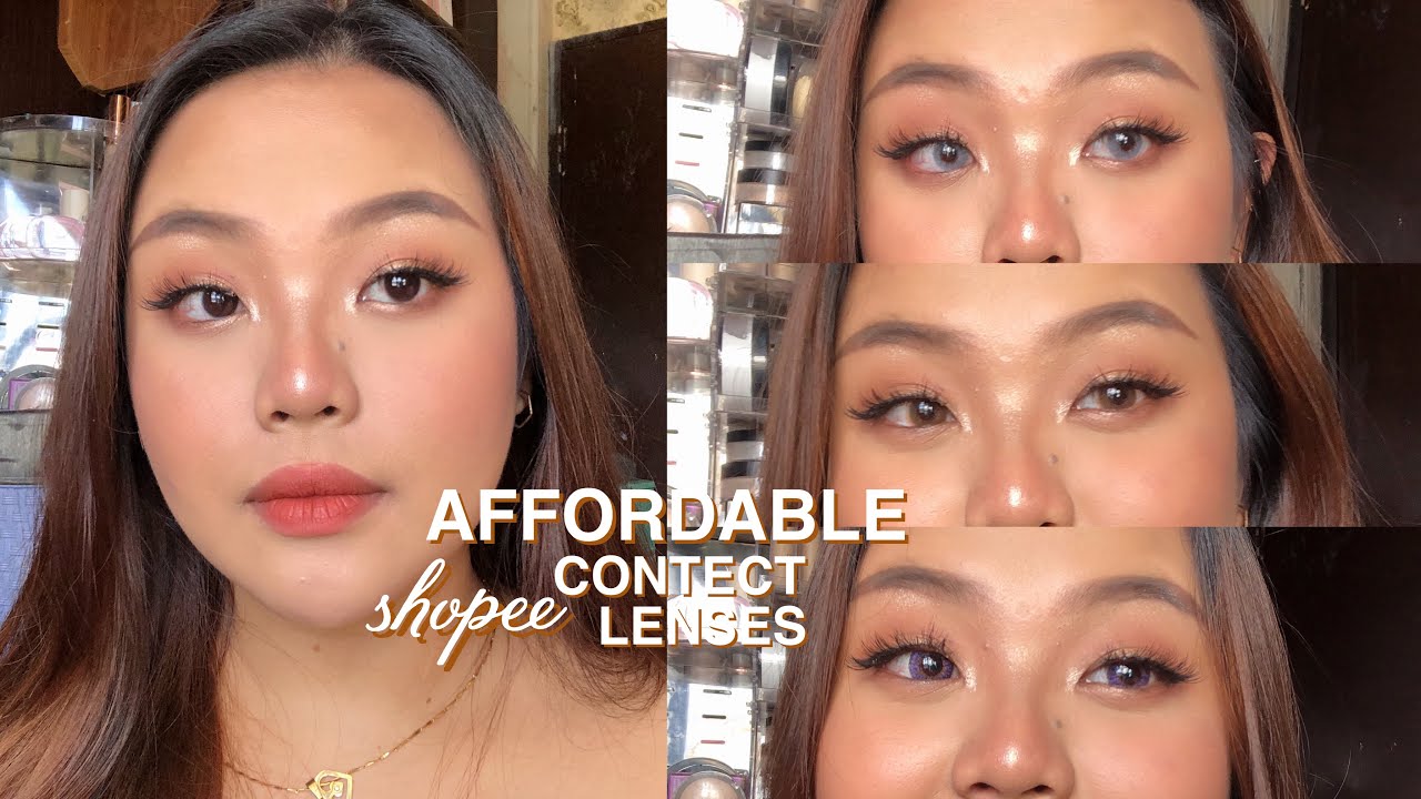 contacts below 100 pesos? 😗 affordable contact lenses from shopee philippines!
