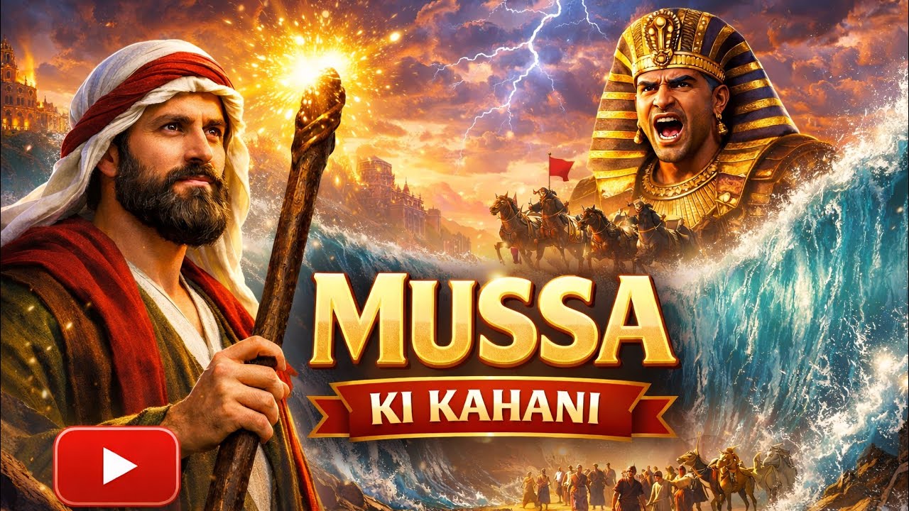 मूसा के जन्म की सच्ची कहानी | नील नदी की टोकरी | Bible Story in Hindi 2026#MosesBirthStory#Bible