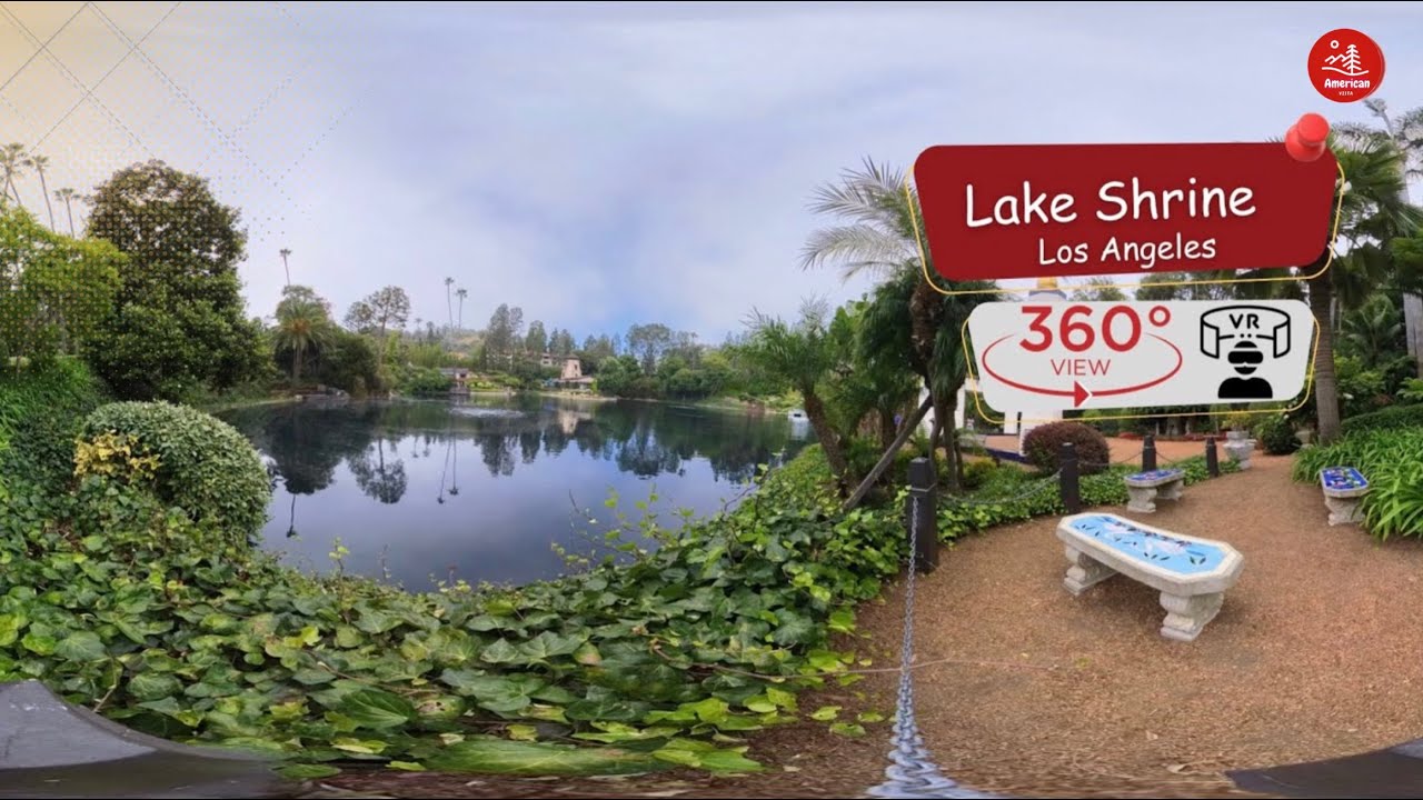 Self-Realization Fellowship Lake Shrine 360&deg; Vr video