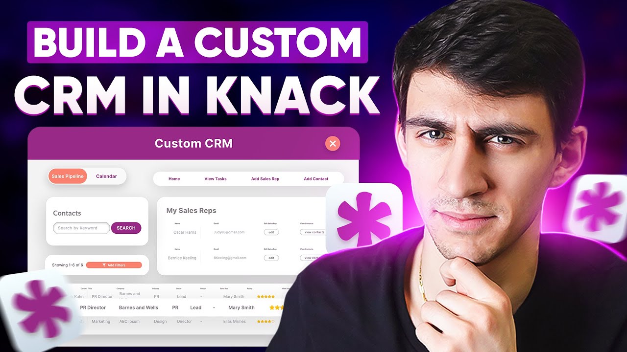 Build a Custom CRM in Knack