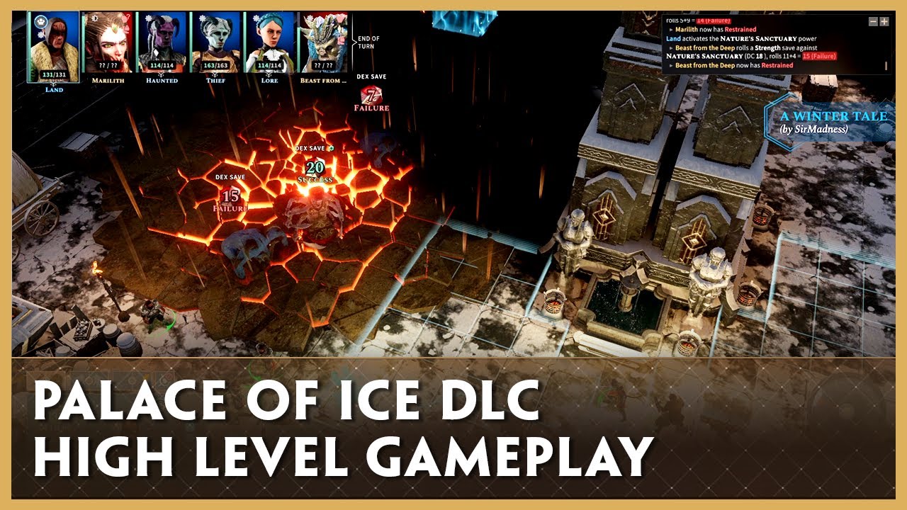 Solasta: Palace of Ice - High Level Gameplay details