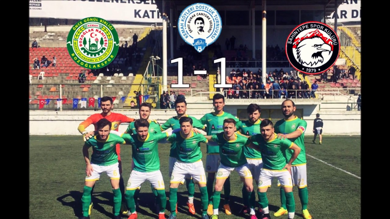 Bozoğlak 1-1 Şahintepe 05 Mart 2017 Maçın Özeti