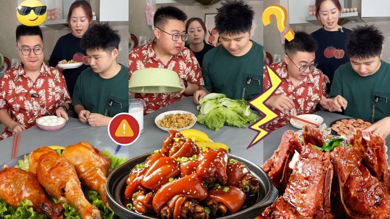 小气哥哥只让弟弟吃生菜，等哥哥吃饱弟弟却吃到龙虾，哥哥气傻了【林小志】