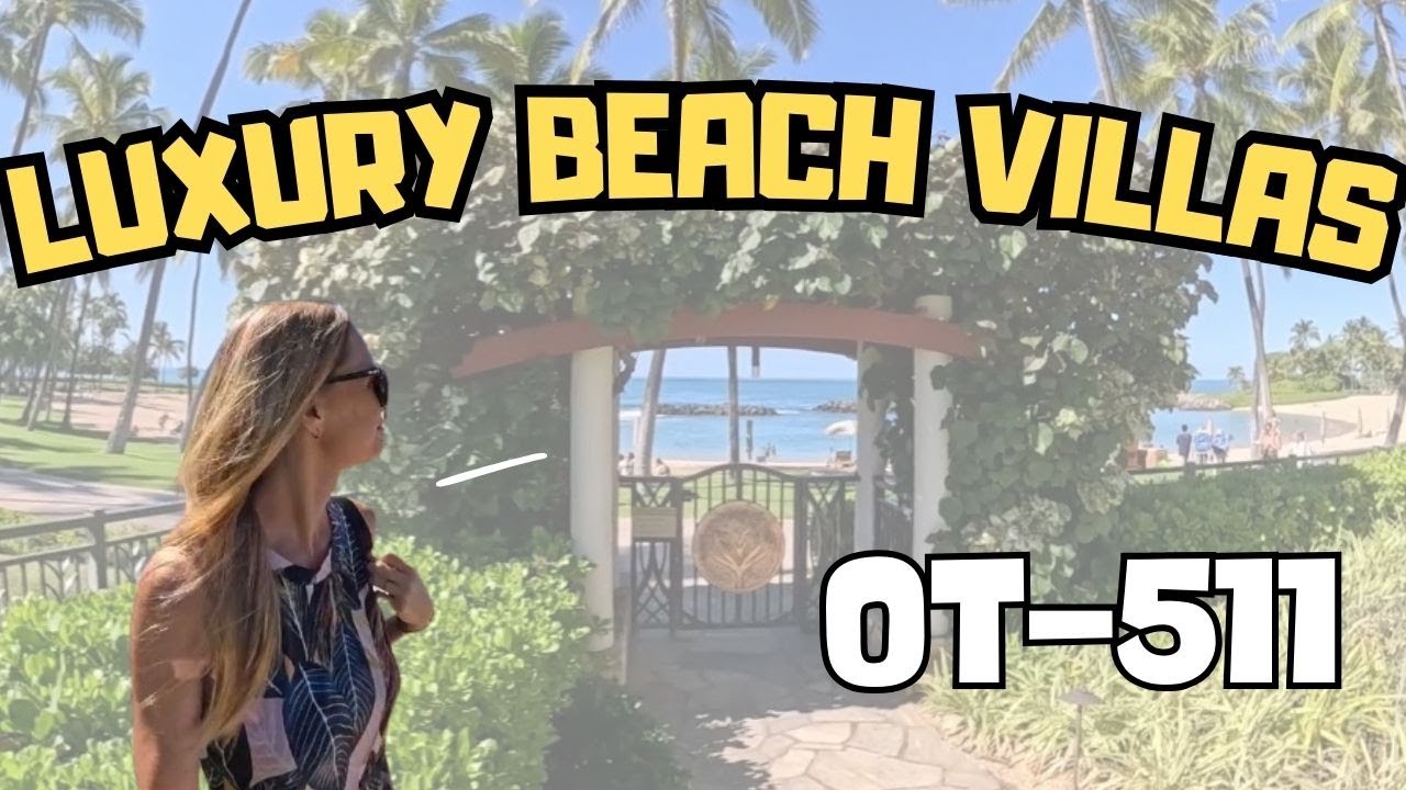 Tour Ocean Tower 511 Luxury Oceanfront Condo | Beach Villas at Ko Olina Hawaii | 360 GoPro Max