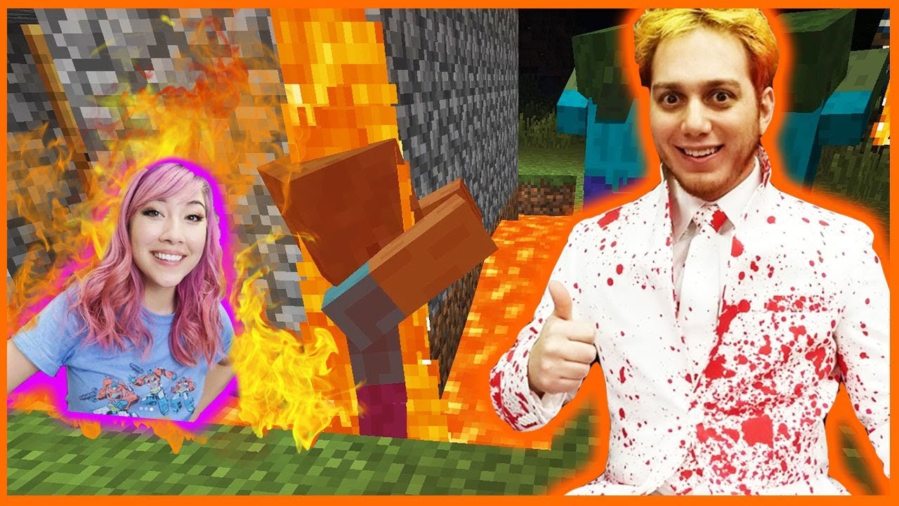Lava Moat Fail in Minecraft