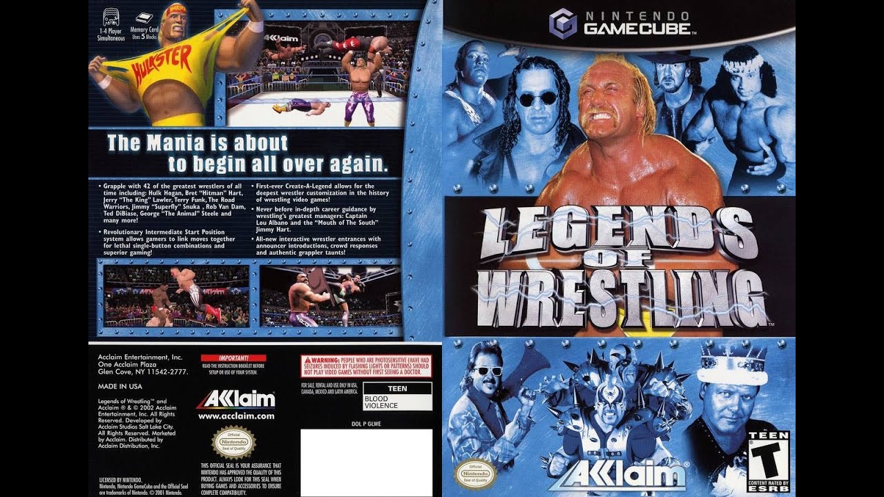 Legends of Wrestling (Nintendo GameCube) - Game Play