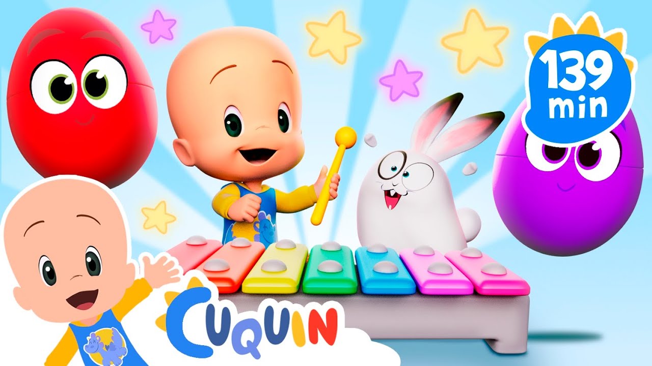 Insectos mágicos de colores y más vídeos educativos para niños con Cuquín y Fantasma