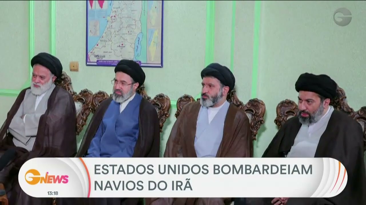 Estados Unidos bombardeiam navios do Irã