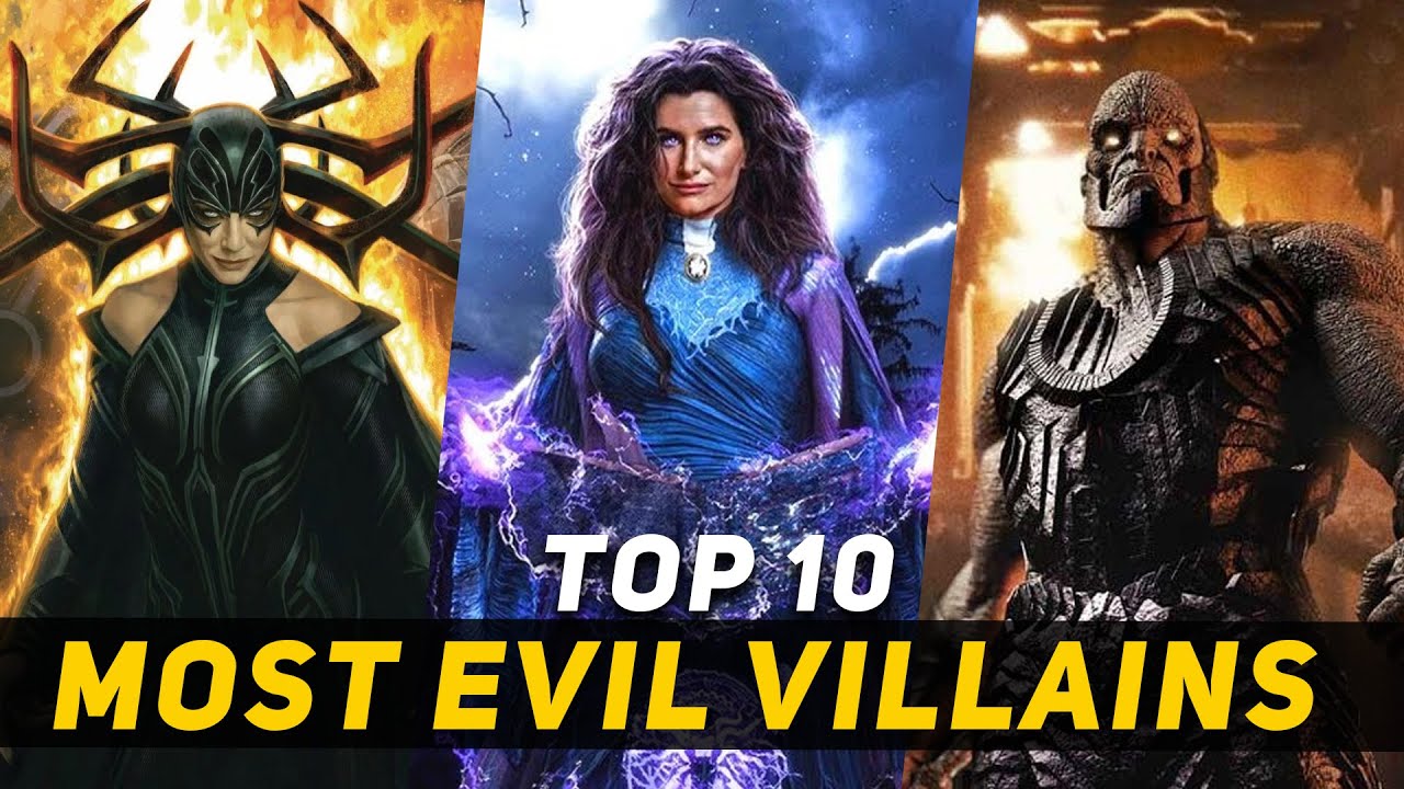 Top 10 Most Evil Villains In MCU / DCEU |  ( HINDI )
