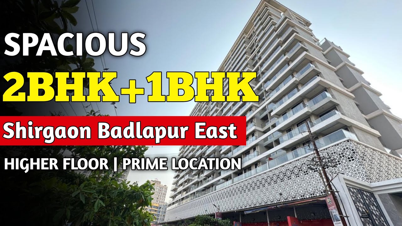 2BHK + 1BHK JODI FLAT | Badlapur Station 10min | #shirgaon #jodiflat #drxrealtor