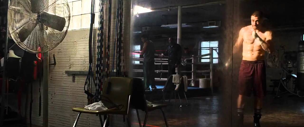 Southpaw training scene
