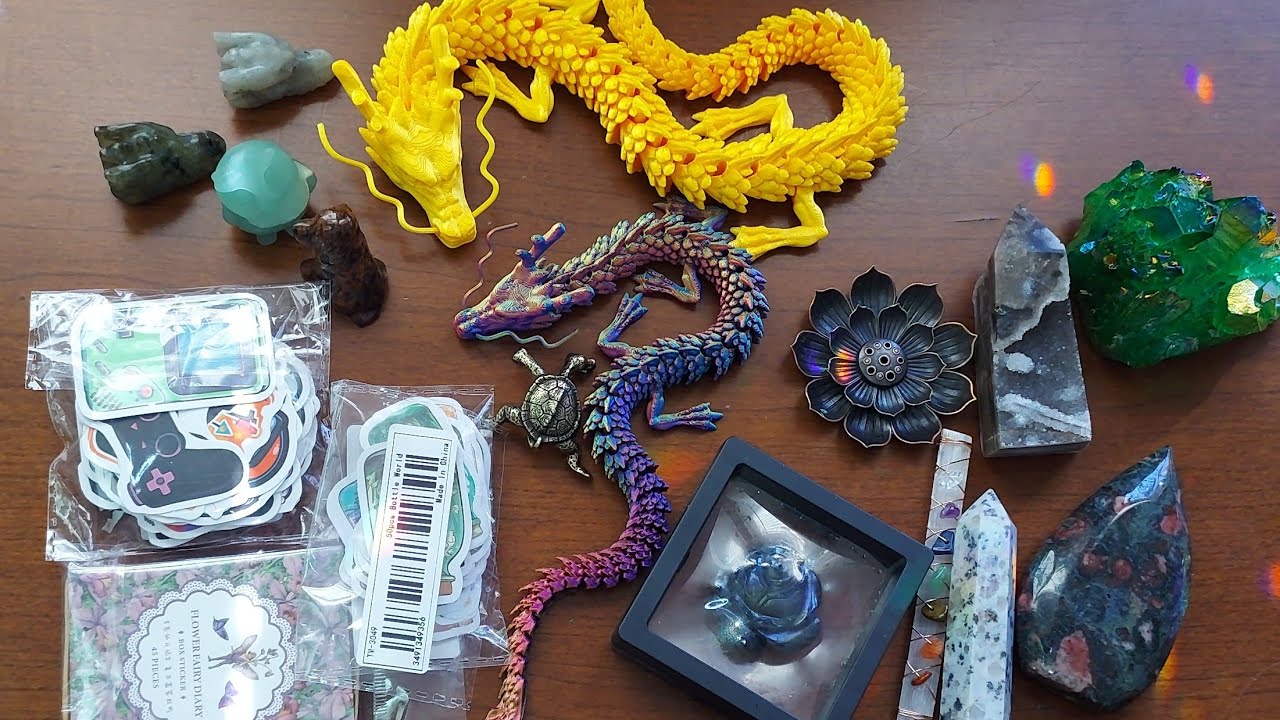 My Temu Crystal and Things Haul