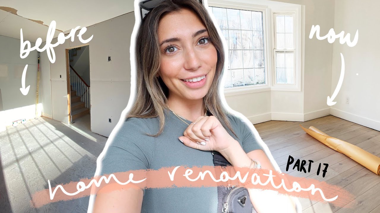 HOME RENOVATION WEEK 17 // white walls & WOOD FLOORS