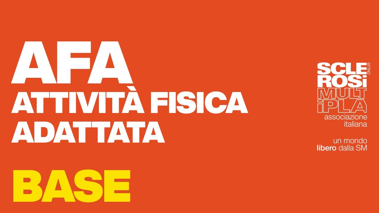 Attività Fisica Adattata (AFA) per la Sclerosi multipla da fare a Casa [ BASE ]
