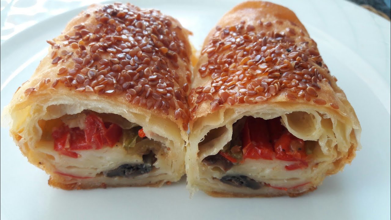 Abartmıyorum ! Böyle Bir Börek Yemediniz /  Mantarlı Sebzeli Börek Nasıl Yapılır / Börek tarifleri