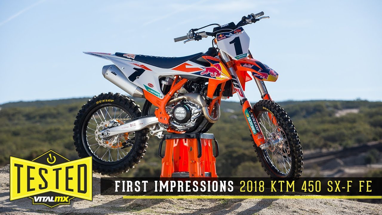 First Impressions: 2018 KTM 450 SX-F Factory Edition
