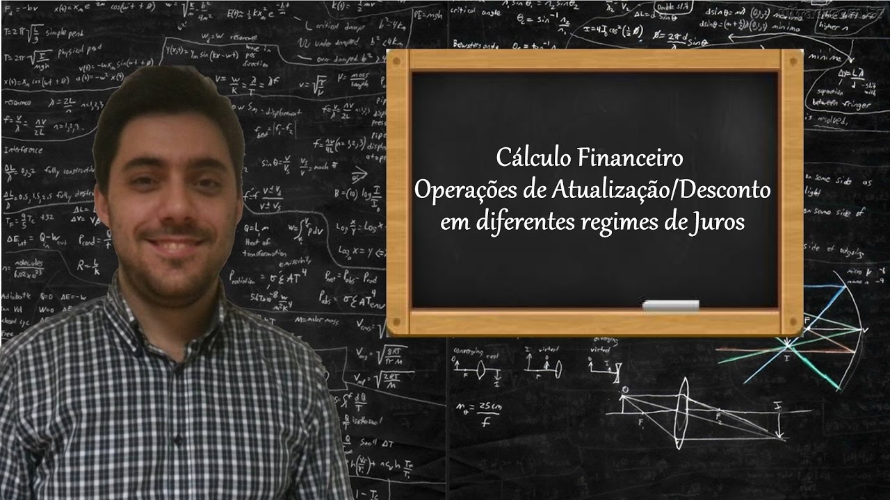 C&aacute;lculo Financeiro - Opera&ccedil;&otilde;es de Atualiza&ccedil;&atilde;o/Desconto em diferentes Regimes de Juros