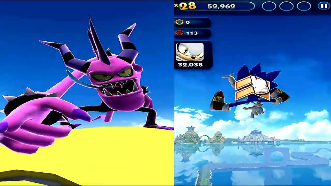 Sonic Dash (Boss Battle), Cool Android Reverse Gameplay HD - Part 10