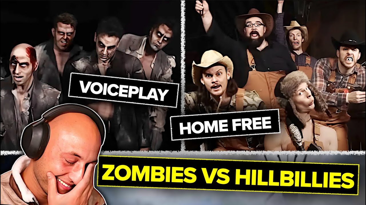 VoicePlay vs Home Free in ZOMBIES VS HILLBILLIES 🧟🧑‍🌾 Reaction & Analysis