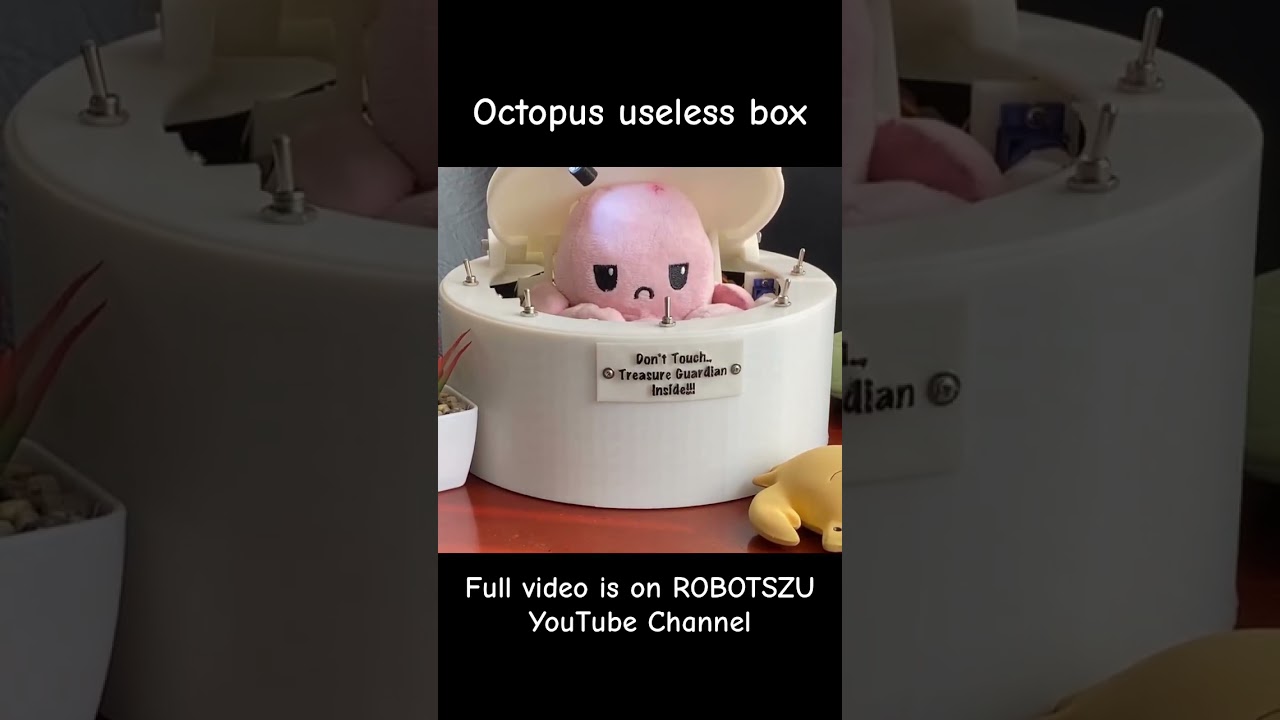 Don&rsquo;t touch !!! Treasure guardian inside useless box |  octopus useless machine