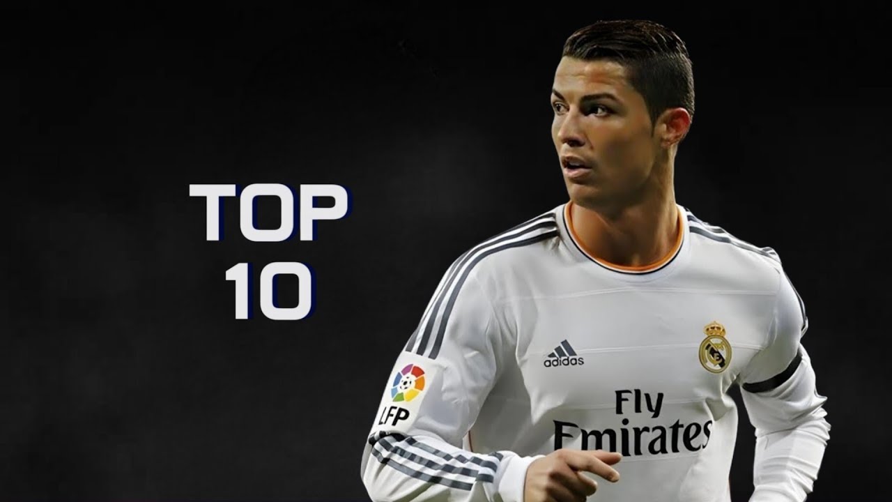 TOP 10 - CRISTIANO RONALDO | GOLS HISTÓRICOS
